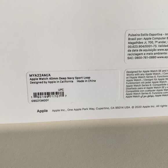 Apple Watch Band - Sport Loop - deep navy, 38mm-45mm - Picture 5 of 9